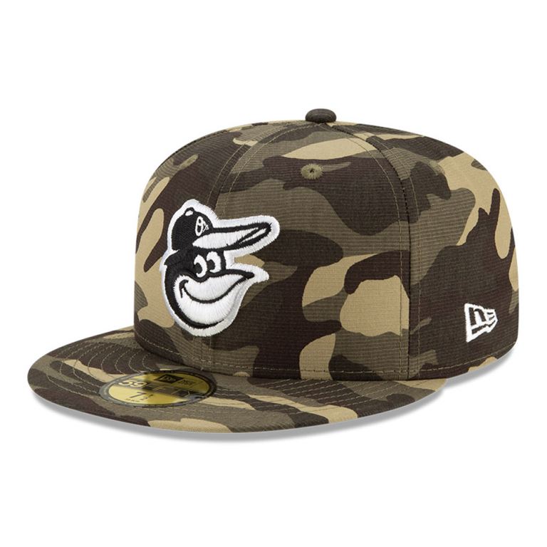 Gorras New Era Mlb Camuflados - Baltimore Orioles MLB Armed Forces 59FIFTY 93582HJAG